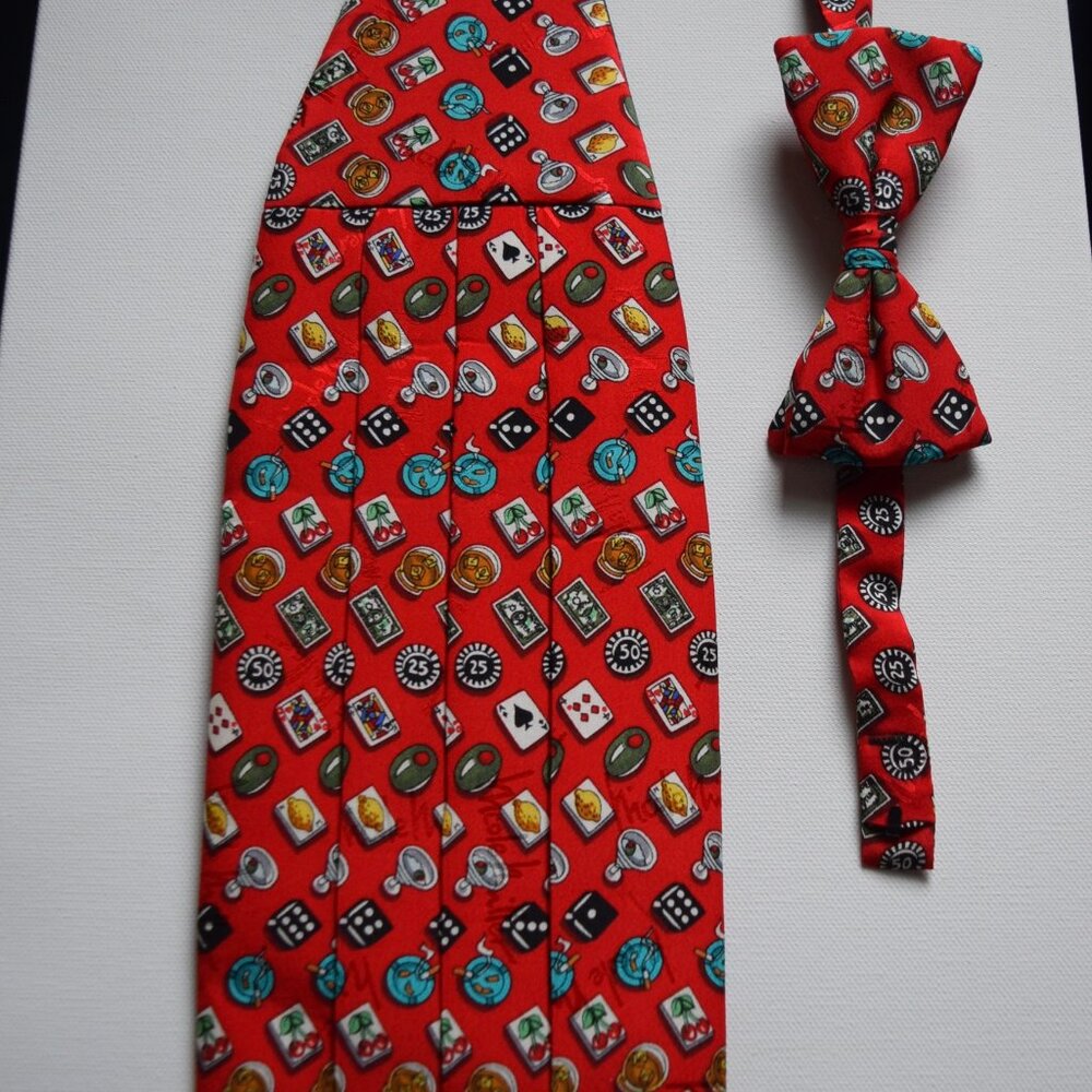 Nicole Miller Cummerbund & Tie